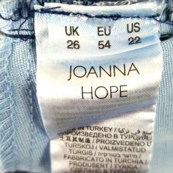 Joanna Hope Jeans with Cuffed Embellishments Size 22.  0085 - Picture 3 of 9